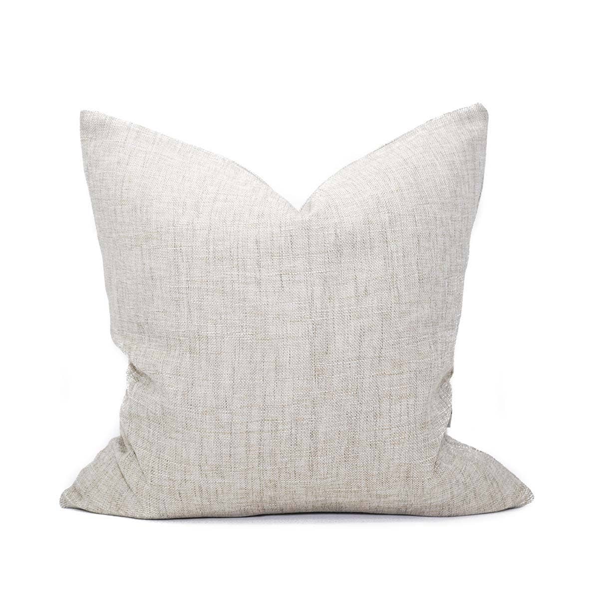 Linen with Gold Zipper Decorative Accent Pillow 20