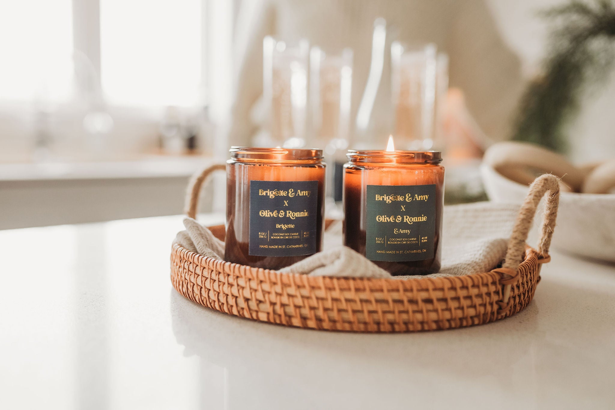 Olive & Ronnie x Brigette & Amy Candle Set