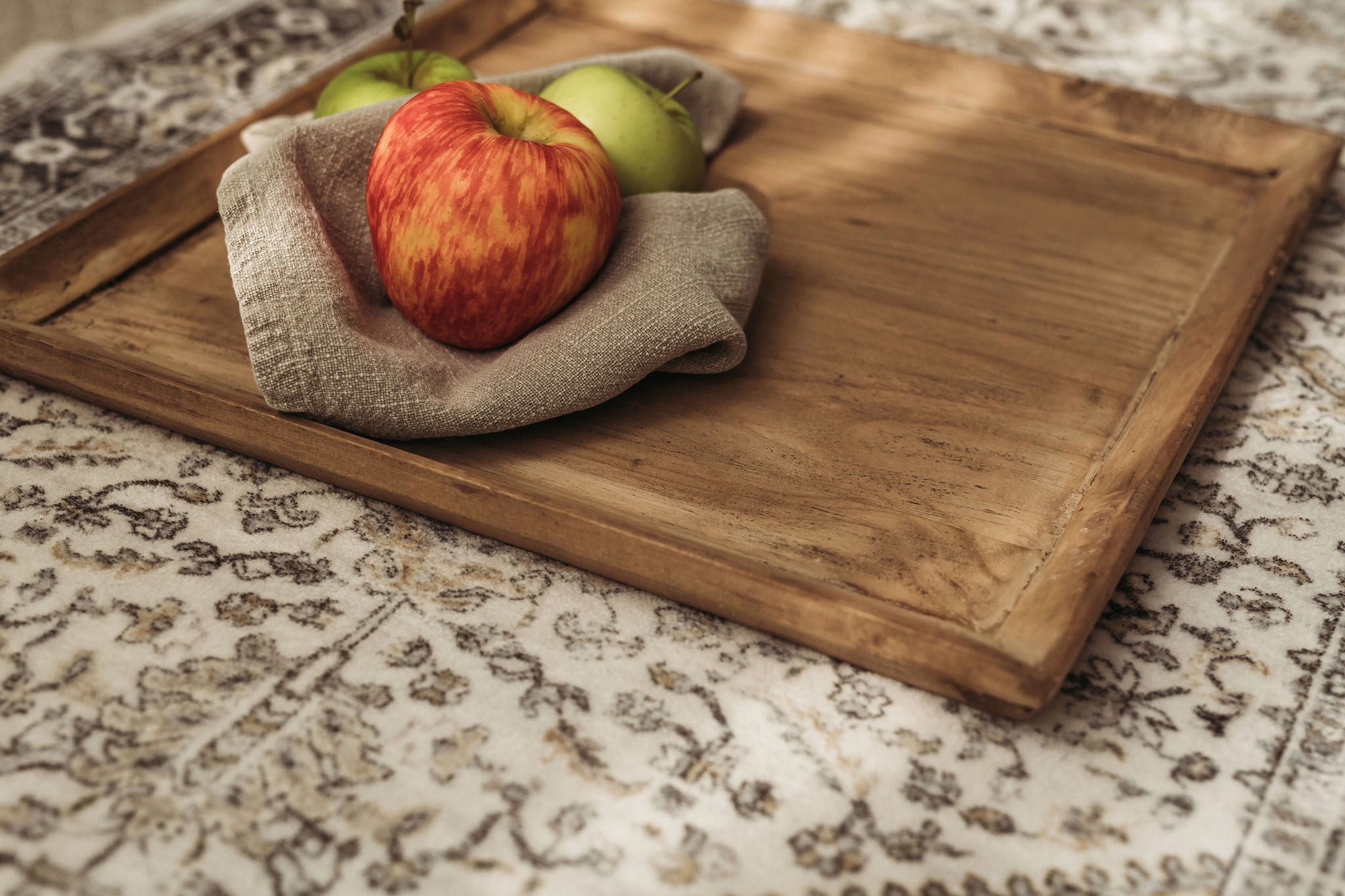 Atticus Vintage Wood Tray