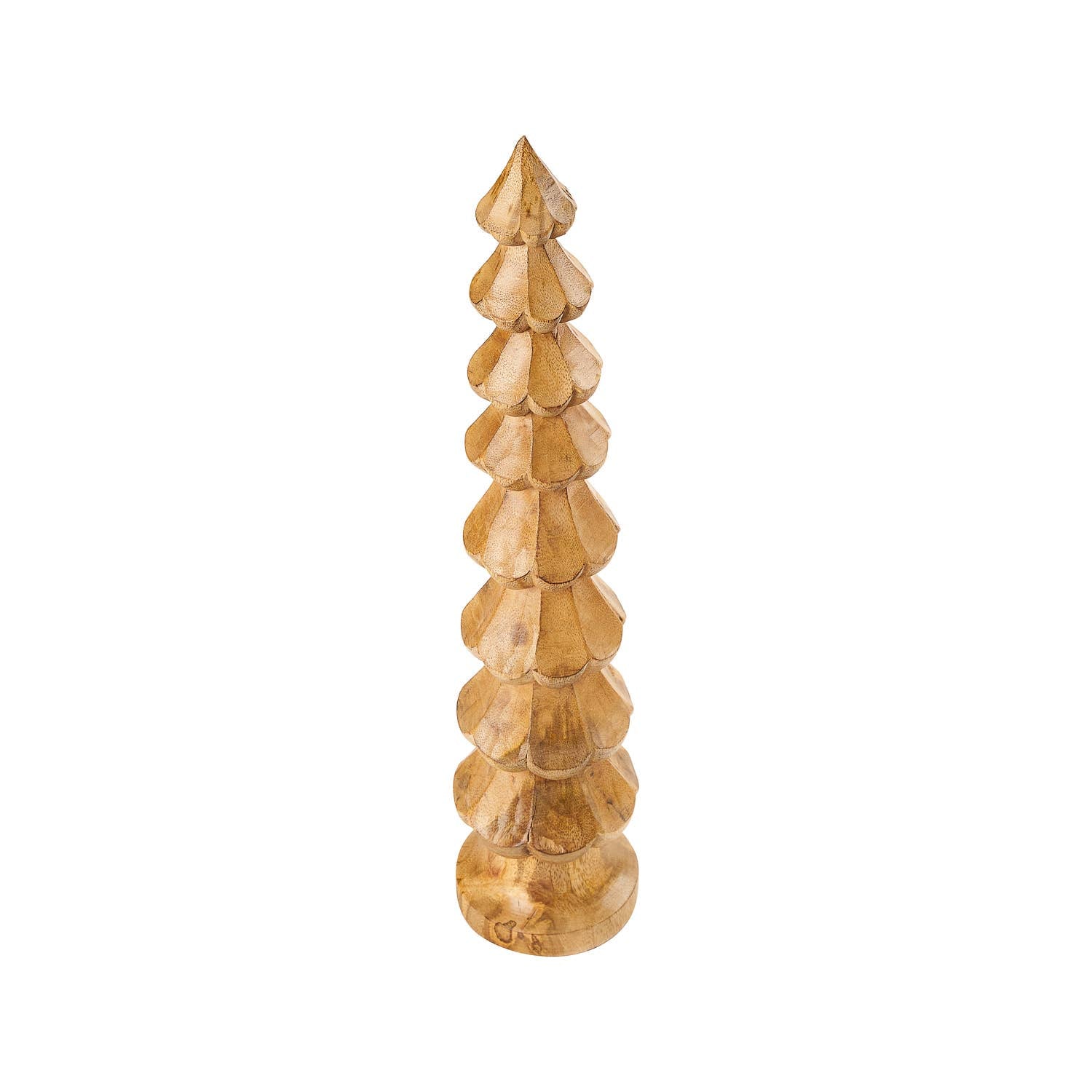 Medium Stella Wooden Tree – Rustic Decorative Accent in Natural Wood by Rosha Living Inc