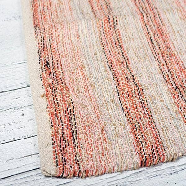 2' x 3' Multi-Coloured Cotton Woven Rug – Home & Cottage Style