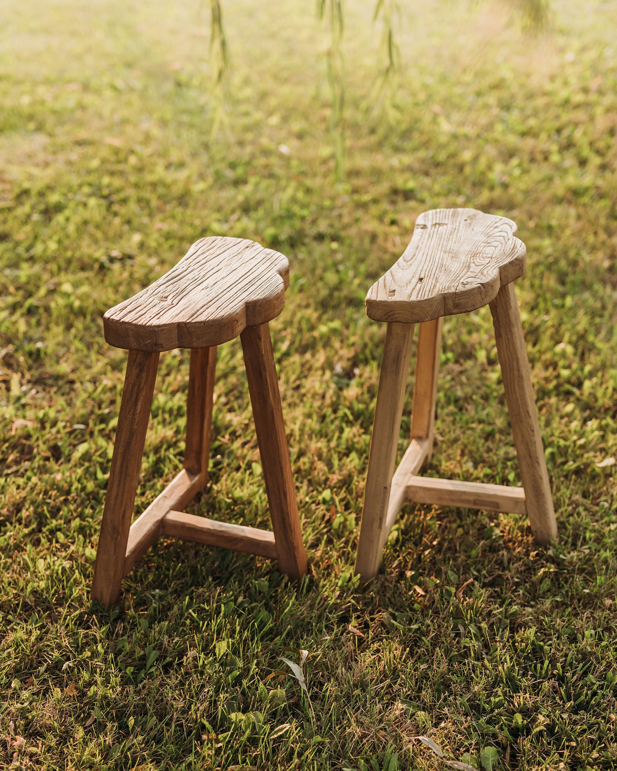 Lyla Reclaimed Stool – Vintage Charm for Modern & Classic Spaces