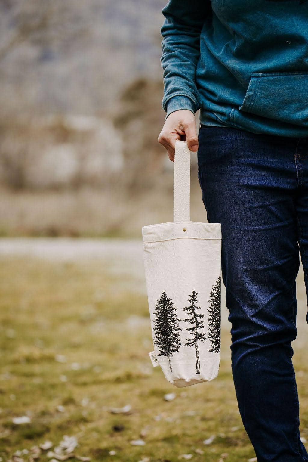 Wine Tote / Trees / Gift Bag