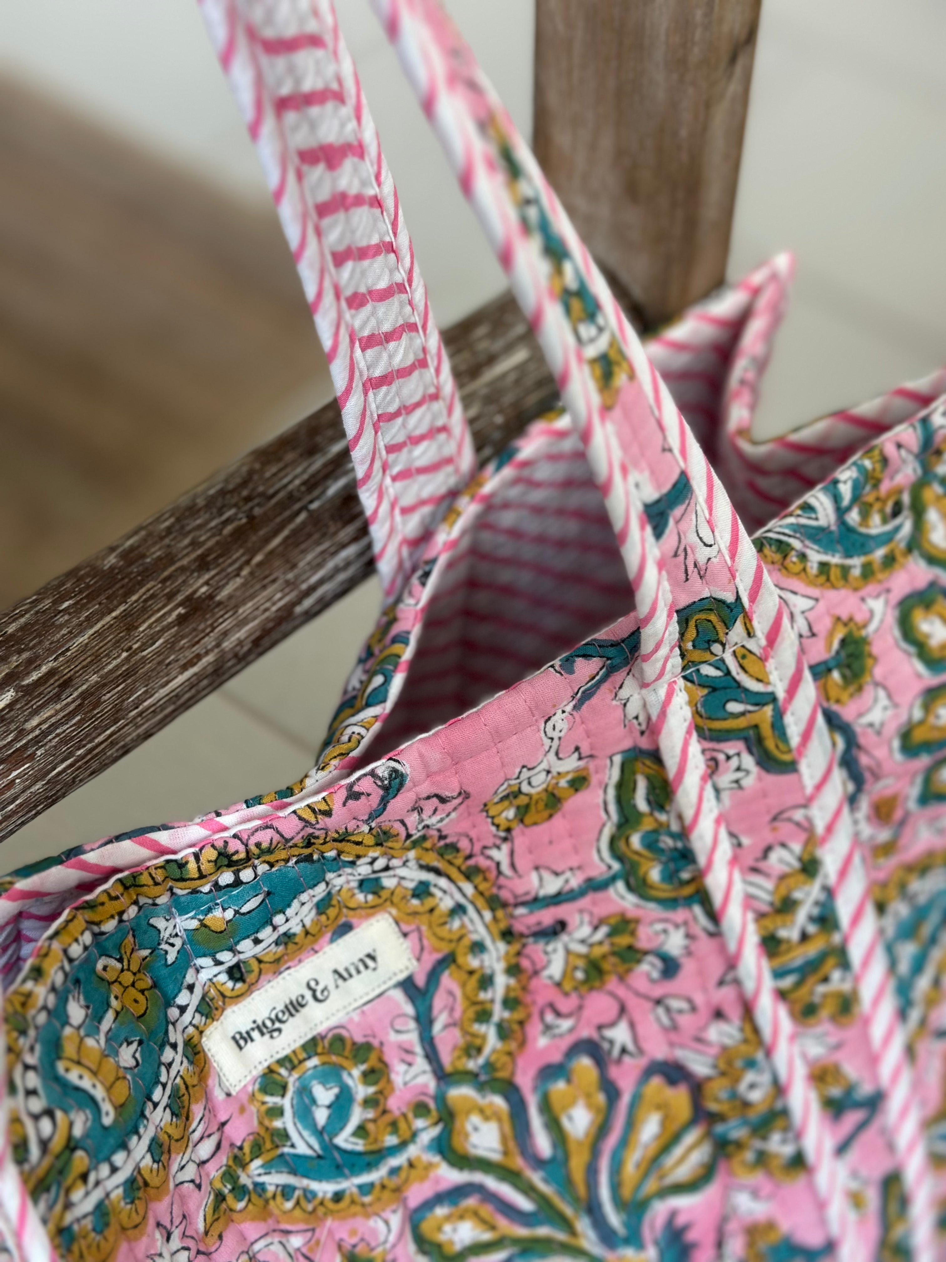 B&A Quilted Tote Bag