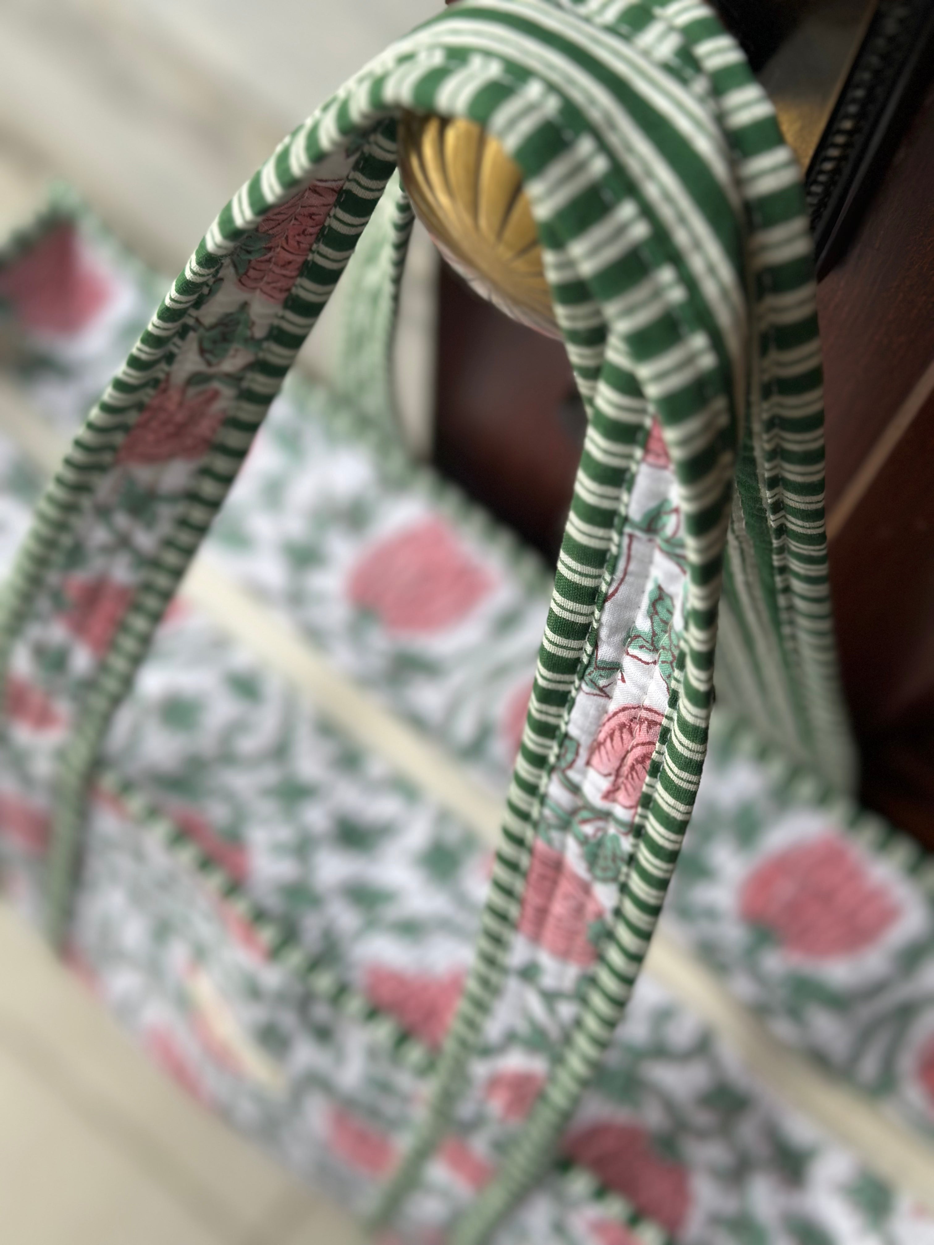 B&A Quilted Tote Bag