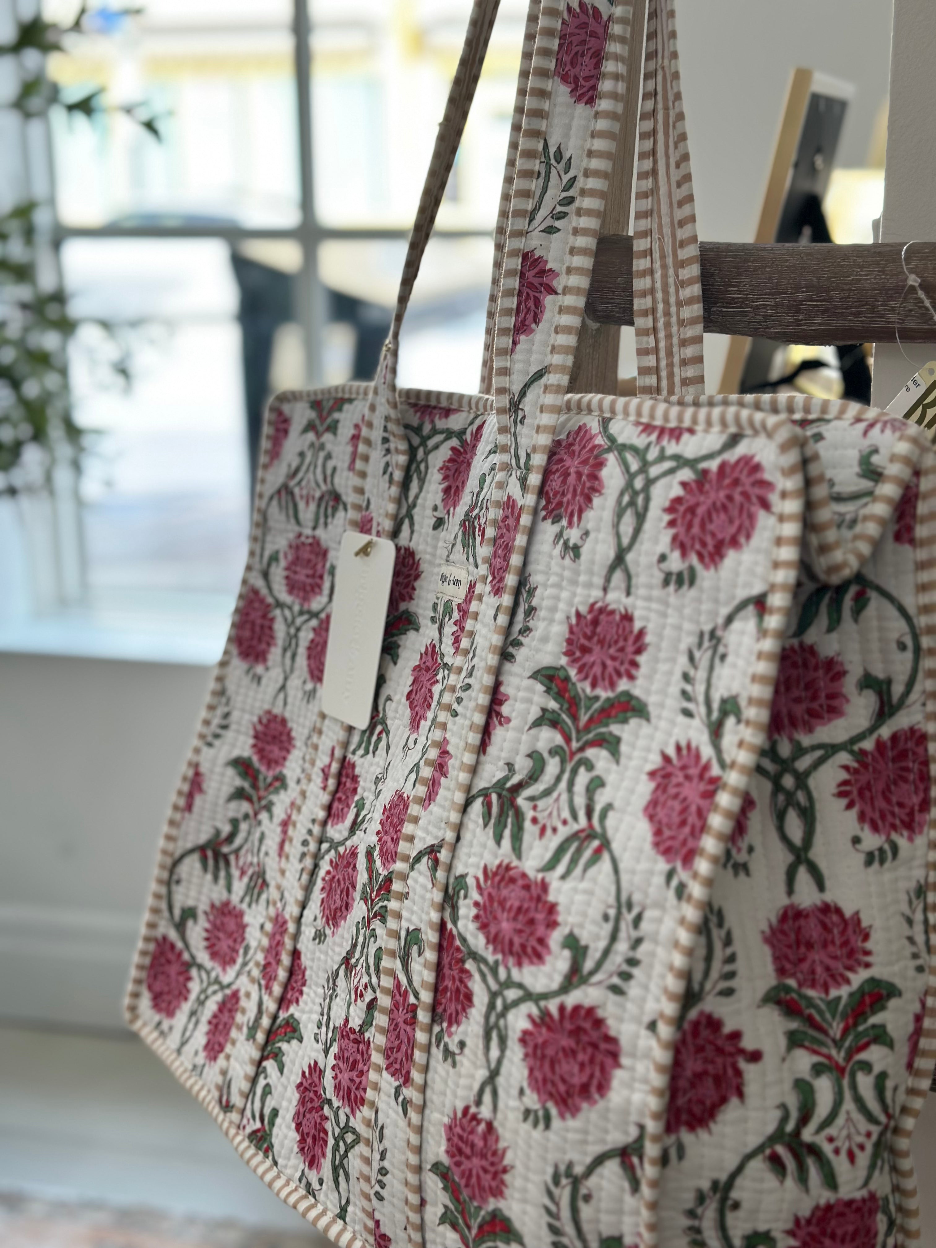 B&A Quilted Tote Bag