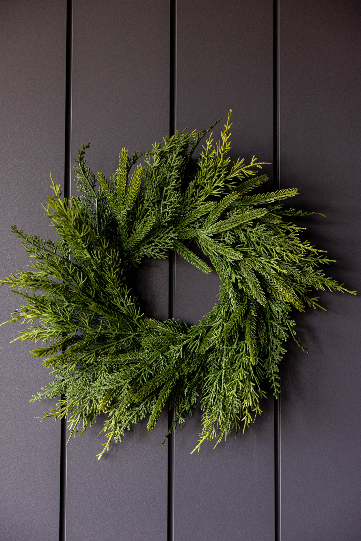 Wreath - Norfolk & Cypress Real Touch Mix