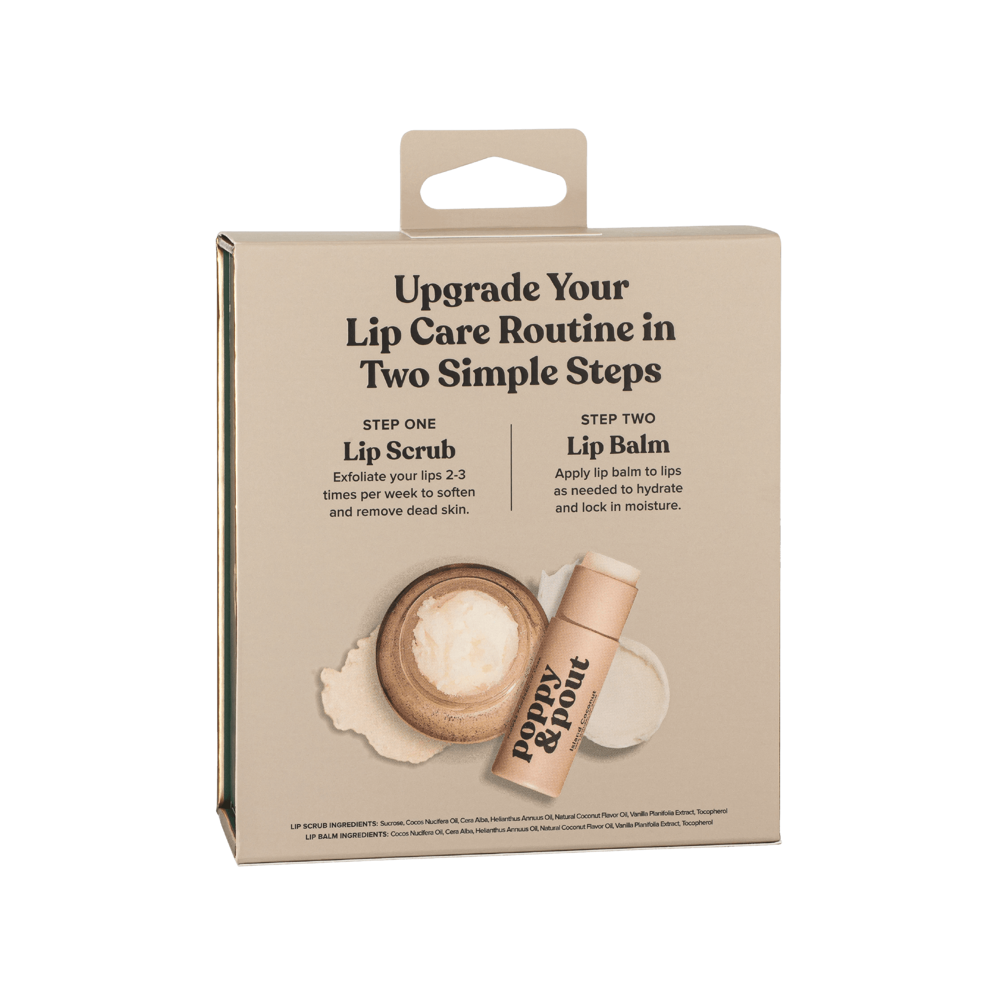 Island Coconut Lip Care Duo – Nourish & Exfoliate in Sustainable Style