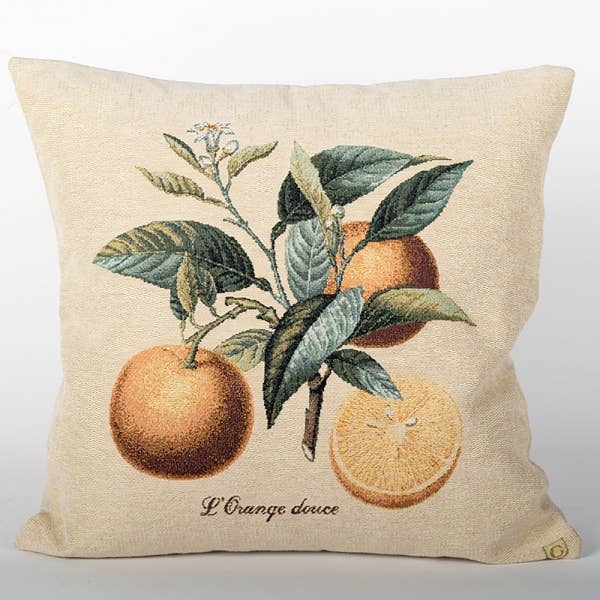 L’Orange Douce Pillow – 18"x18" with Insert