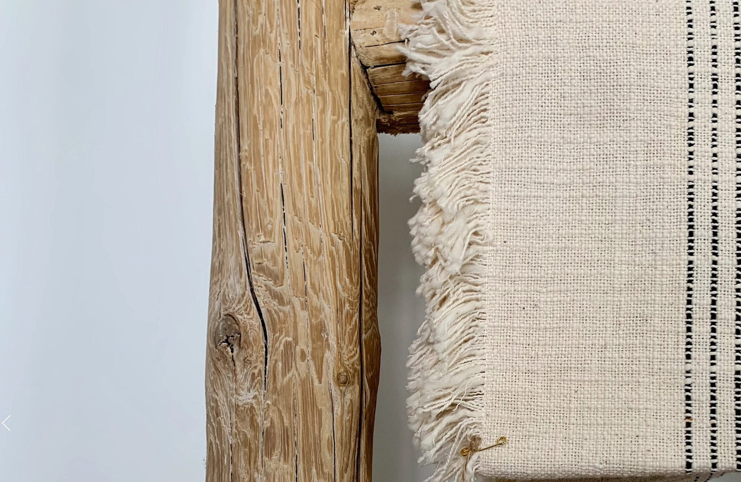 Ivy Reclaimed Wood Ladder Blanket Holder